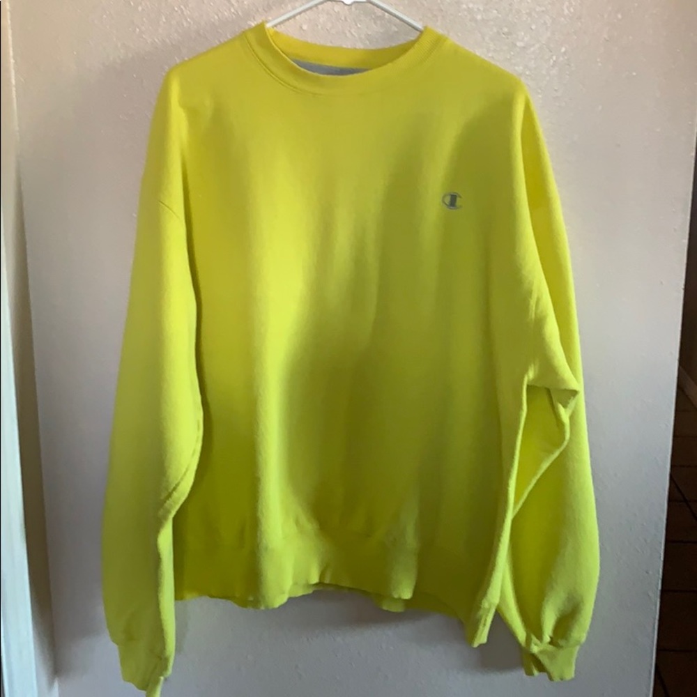 Champion Eco Authentic Crewneck Yellow
